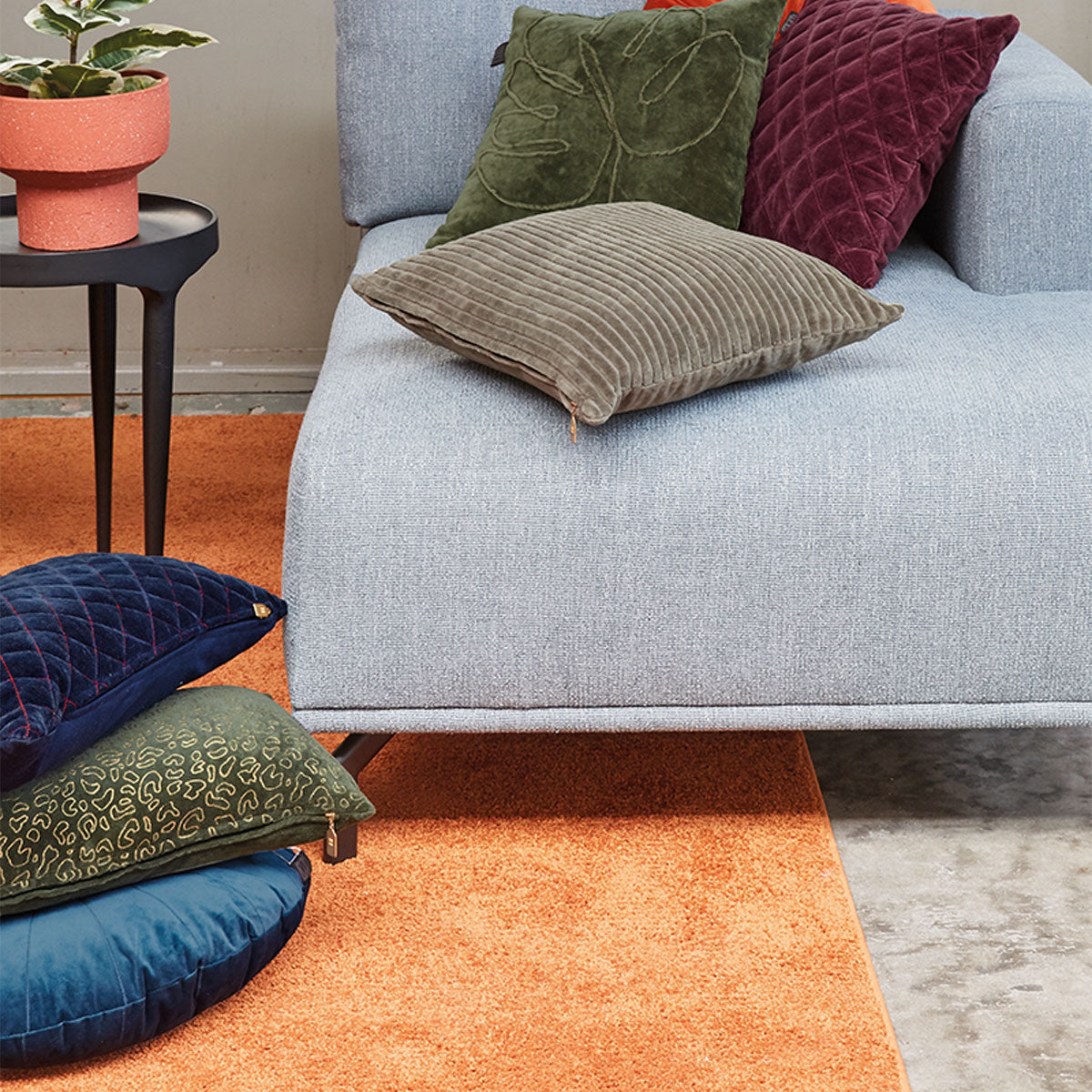 KAAT Amsterdam Spartan Green Animal Print Oblong Filled Cushion 30cm x 50cm 3