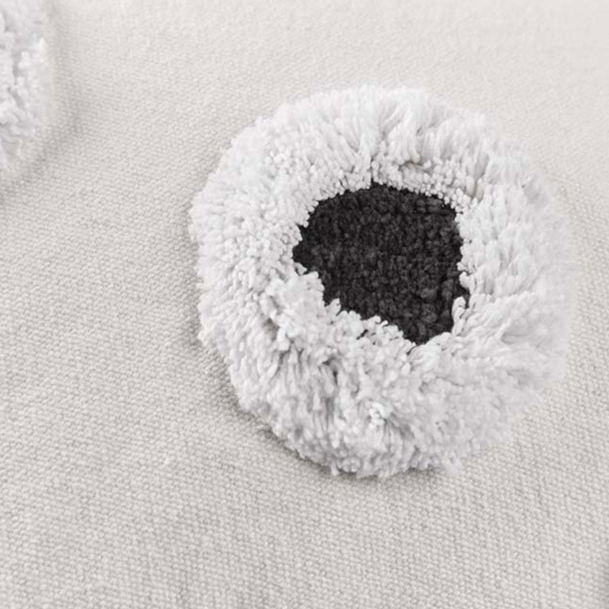 VTWonen Stripe and Eye Natural Square Filled Cushion 50cm x 50cm 3