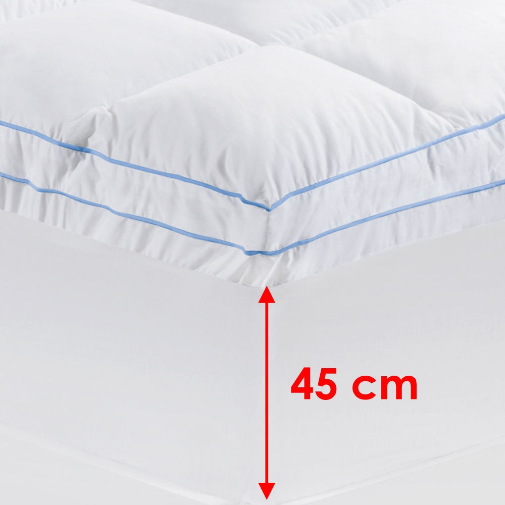 Cloudland 750GSM Memory Resistant Microball Fill Mattress Topper Super King 3