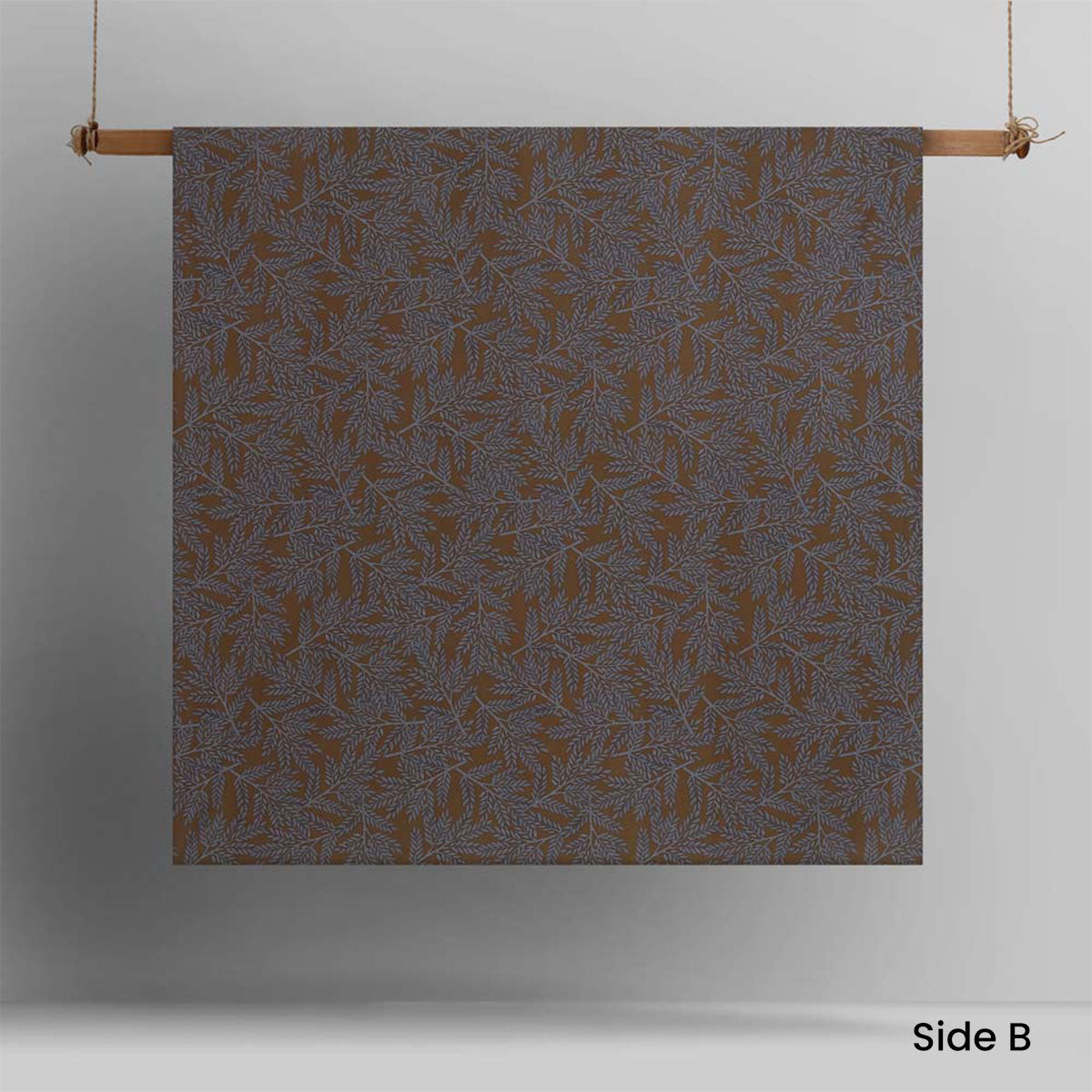 Accessorize Clove Washed Cotton Printed Reversible Quilt Cover Set Queen 4