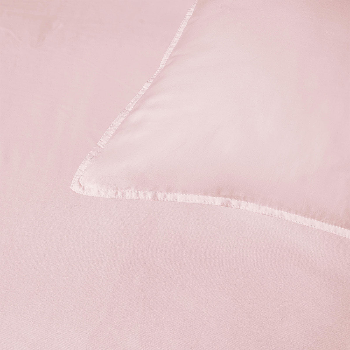 Accessorize 400TC Blush Bamboo Cotton Double Stitch Quilt Cover Set Queen 3