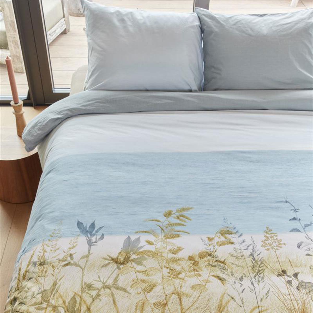 Bedding House Dunes Natural Cotton Quilt Cover Set King 3