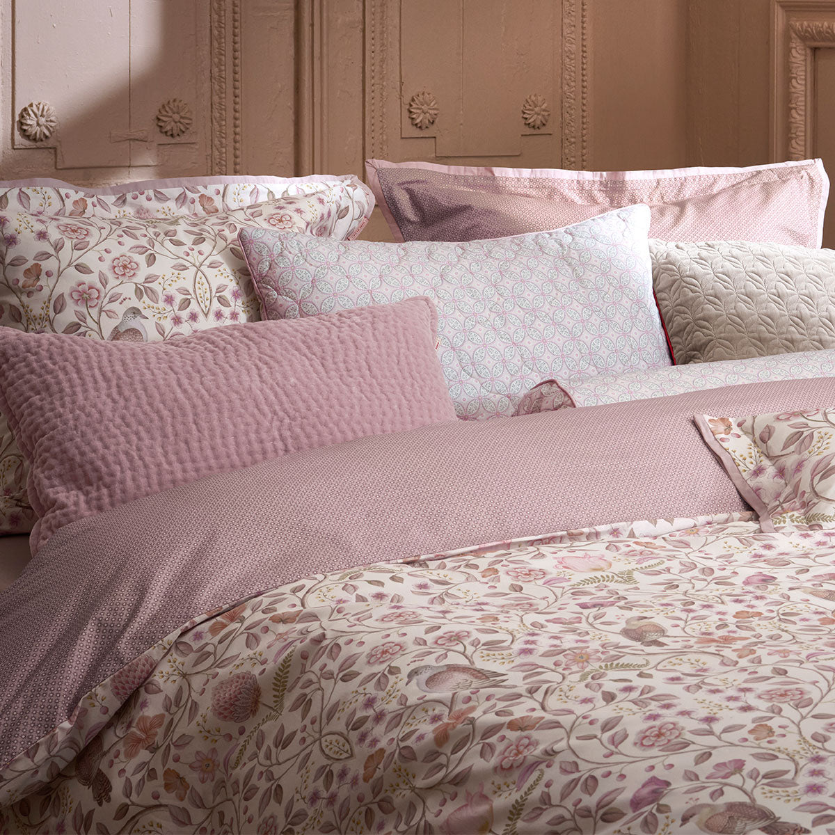 PIP Studio Garden of Dove Off White Cotton Quilt Cover Set Queen 3