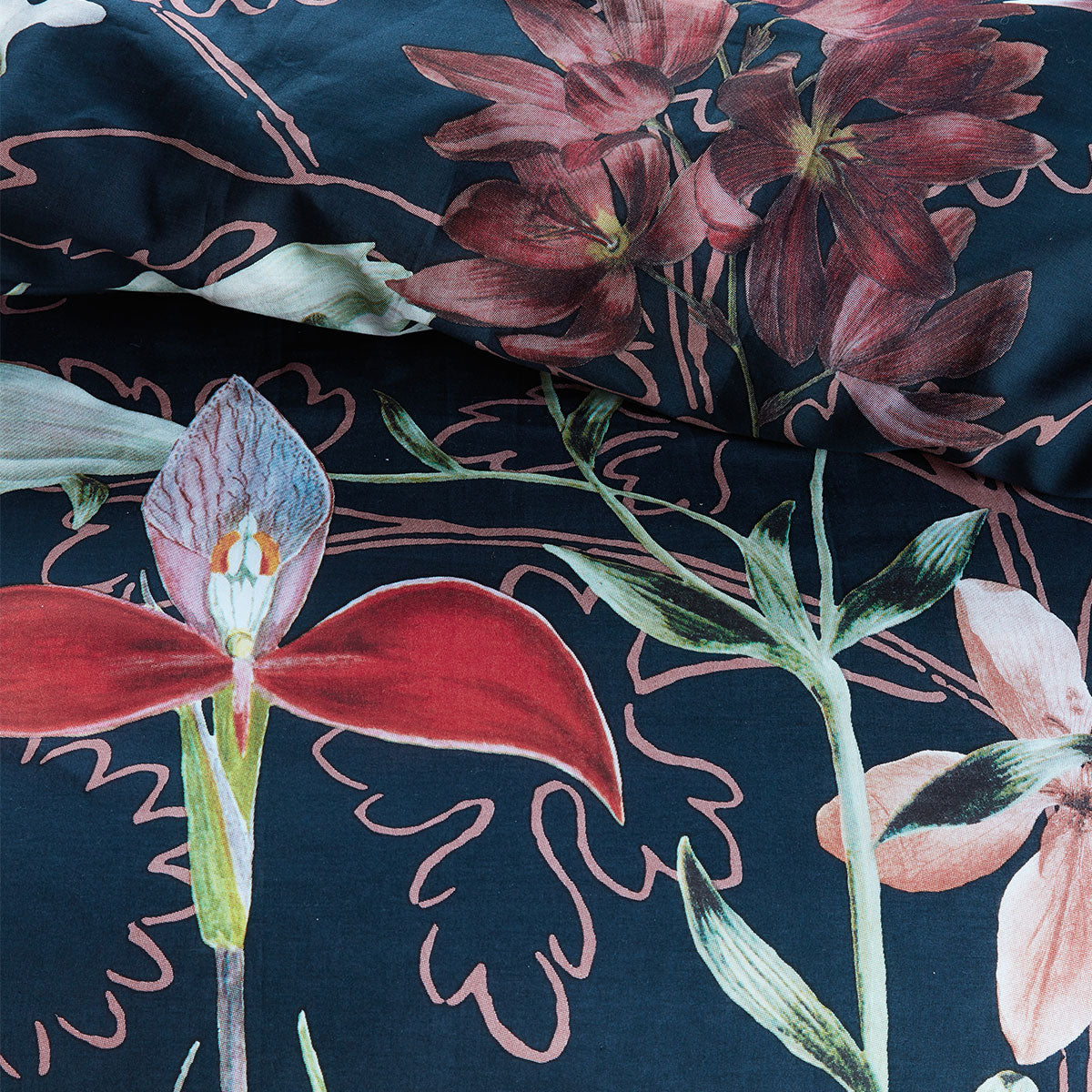 Bedding House Joy Multi Cotton Quilt Cover Set Queen 3