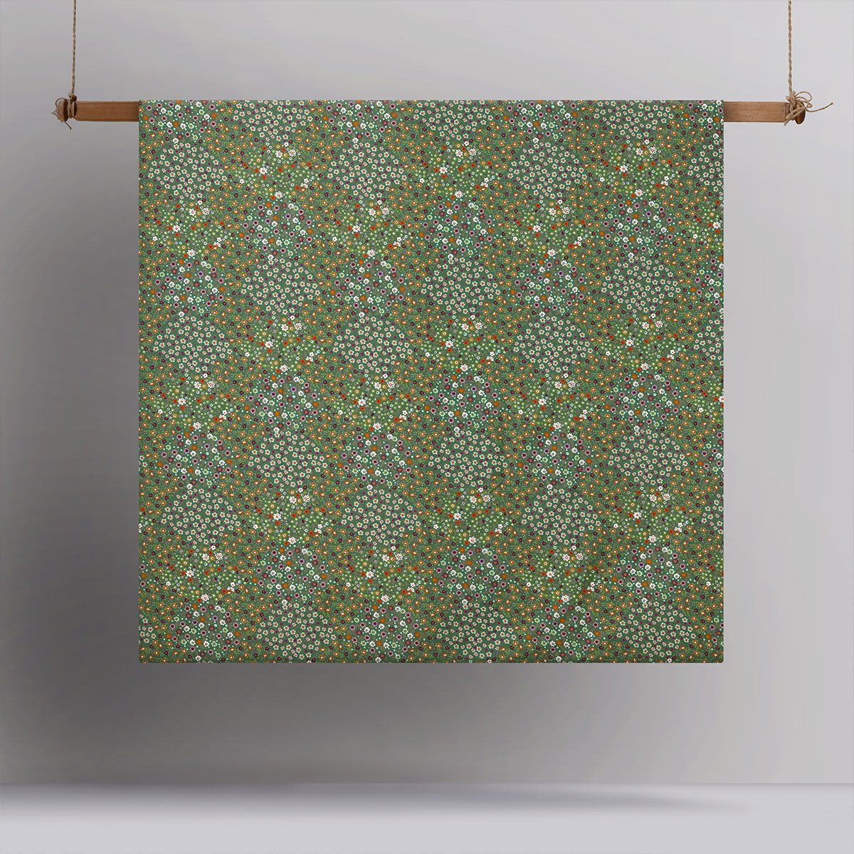 Accessorize Lisa Green Washed Cotton Printed Quilt Cover Set King 3