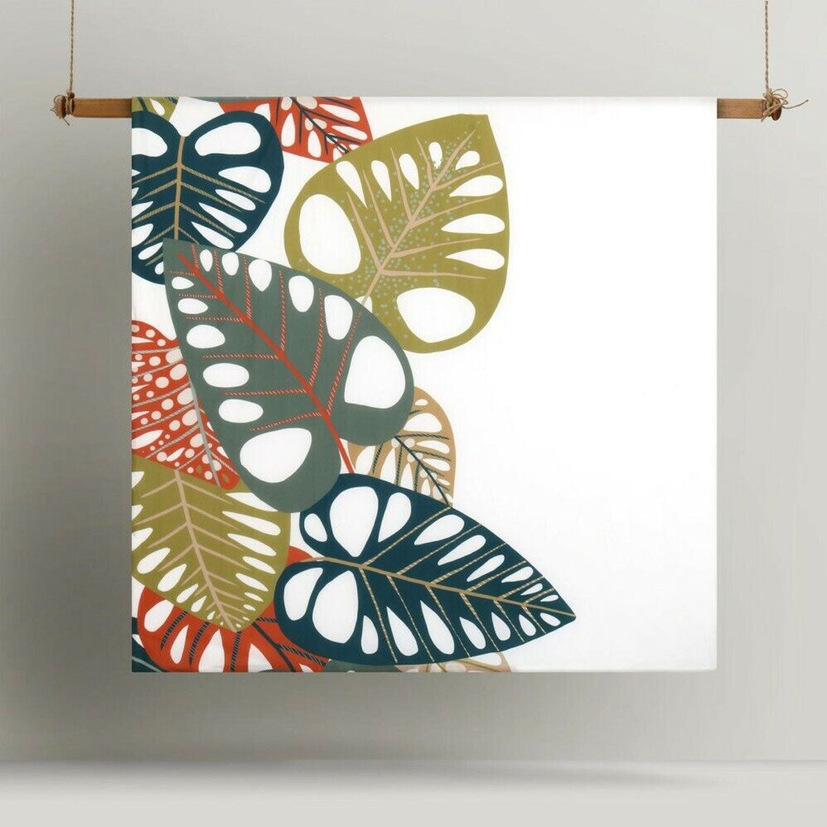 Accessorize Monstera Digital Printed Cotton Quilt Cover Set King 3