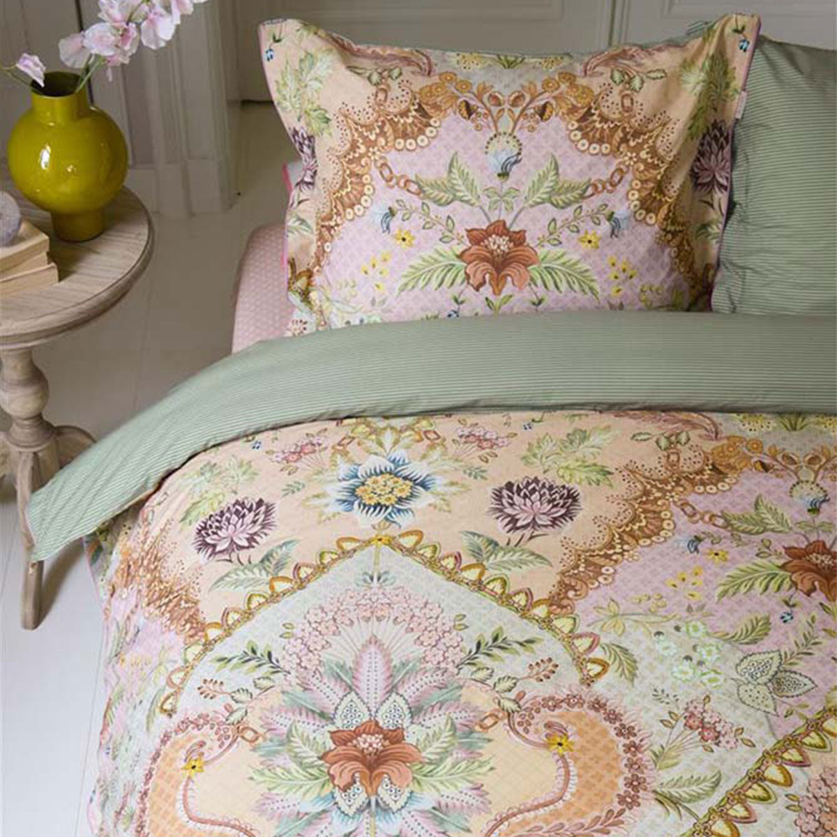 PIP Studio Saluti Grandi Pastel Cotton Quilt Cover Set Queen 4