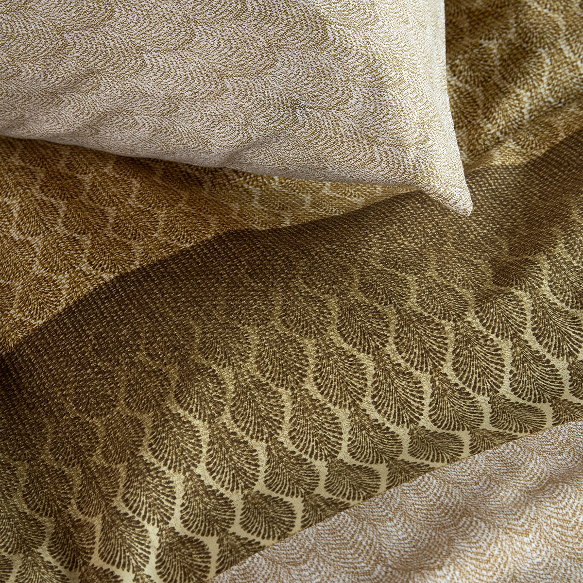 Bedding House Sanna Gold 100% Cotton Percale Quilt Cover Set King 4