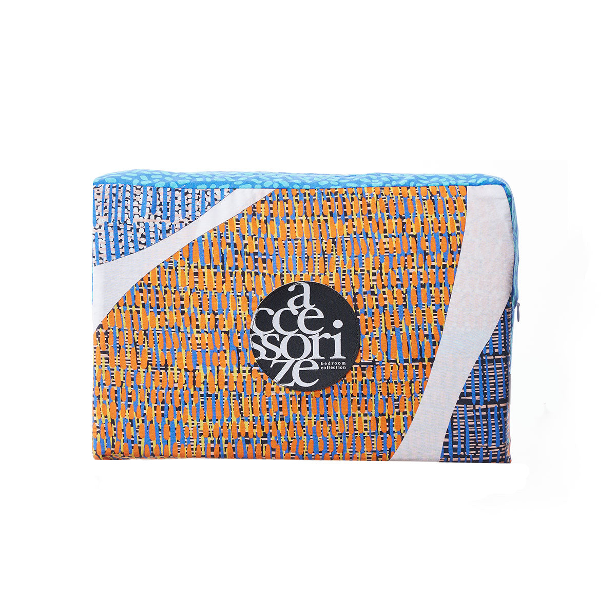 Accessorize Sorrel White Cotton Foliage Quilt Cover Set Queen 4