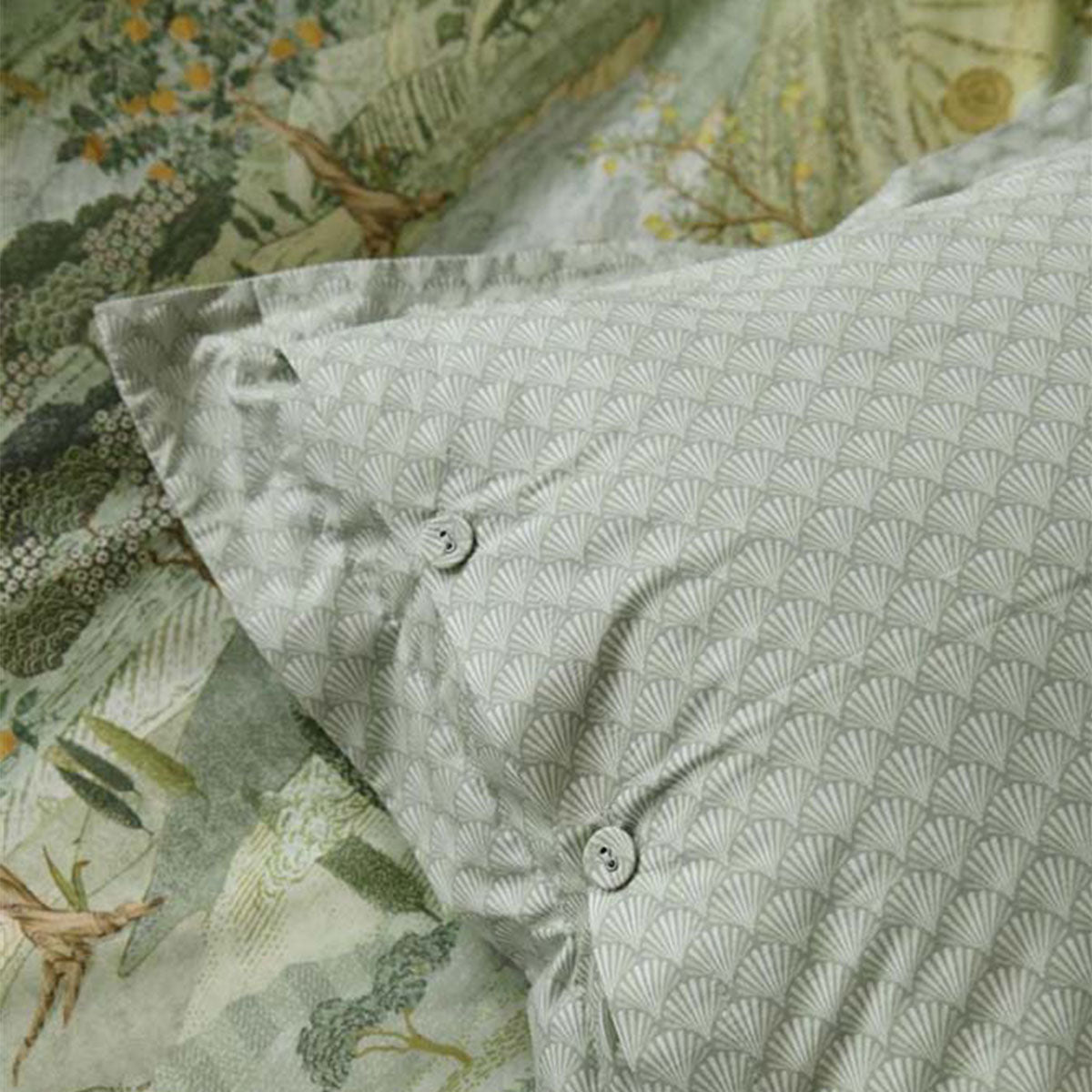 PIP Studio Toscana Green Cotton Quilt Cover Set King 3