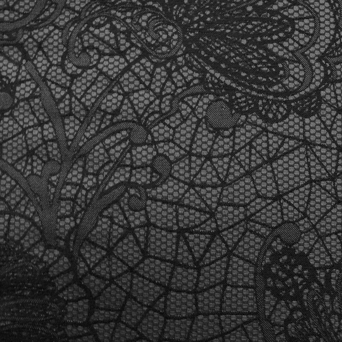 Accessorize Trudie Black Jacquard Quilt Cover Set Single 3