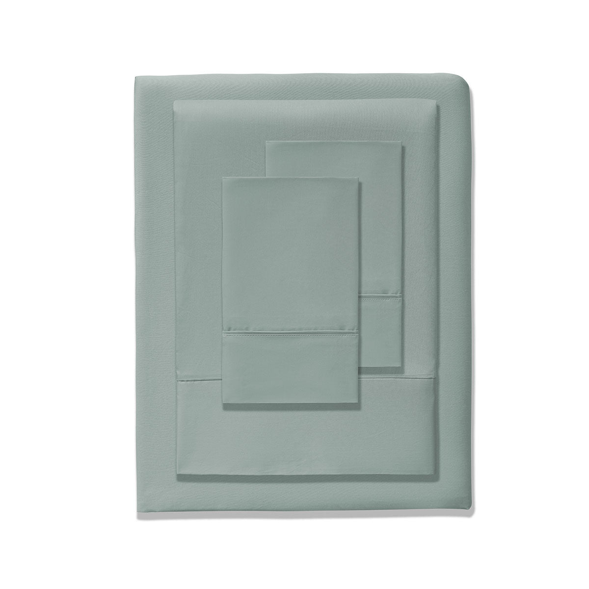 Accessorize 400TC Sage Bamboo Cotton Sheet Set 40cm Wall Double 3