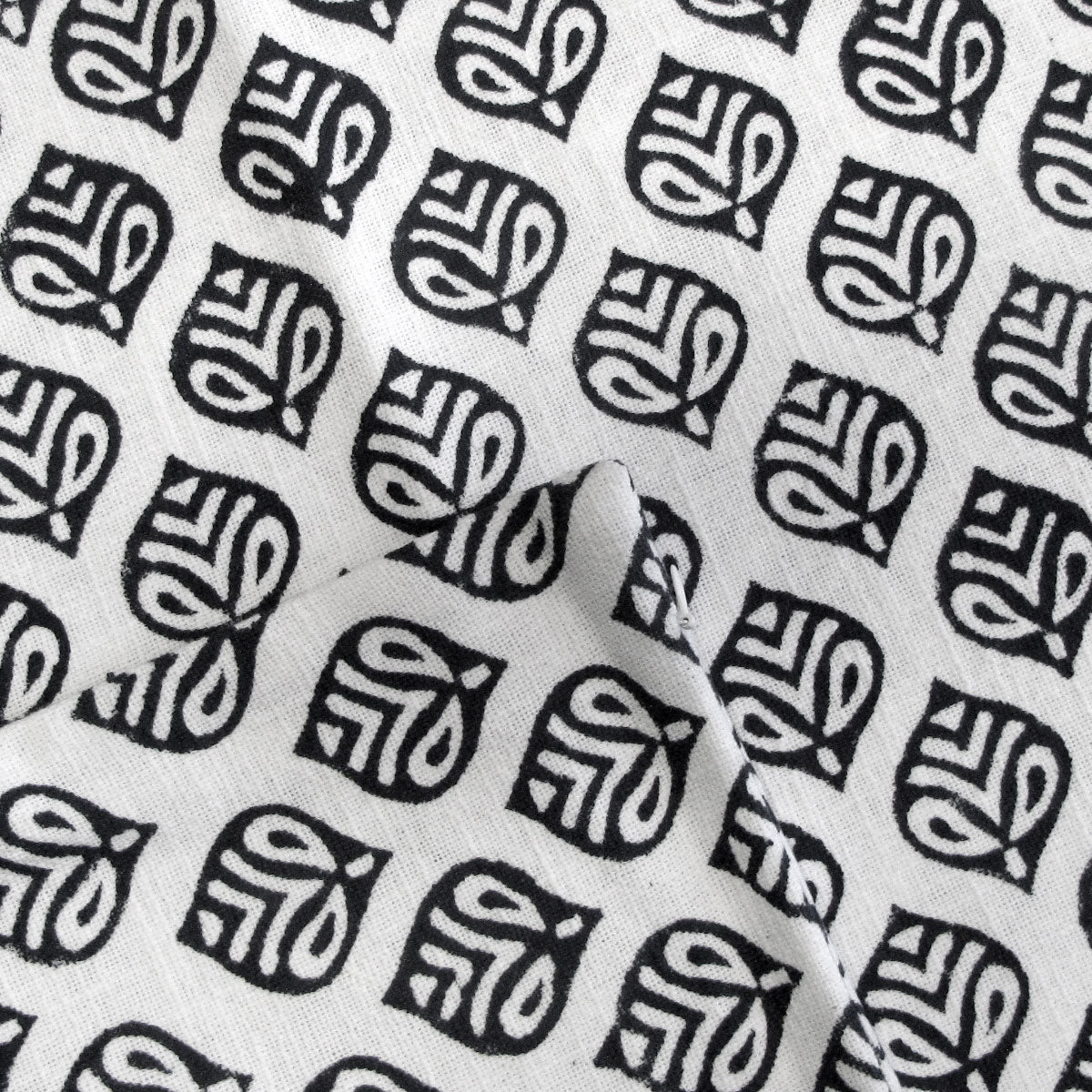 Bowen Black Printed Cushion Cover 43 x 43cm 3