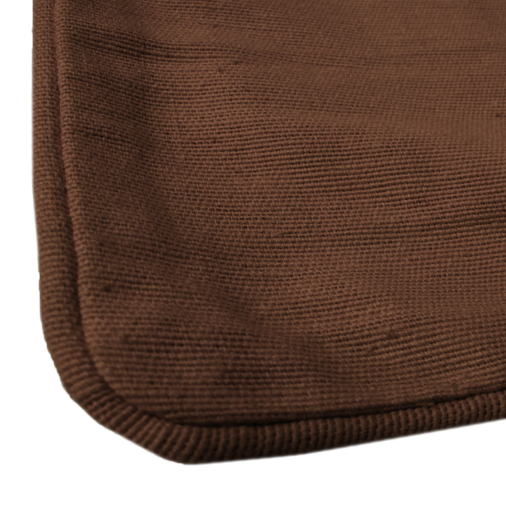 IDC Homewares Lollipop Extra Large Cotton Piped Square Cushion Cover 90 x 90 cm Chocolate 3