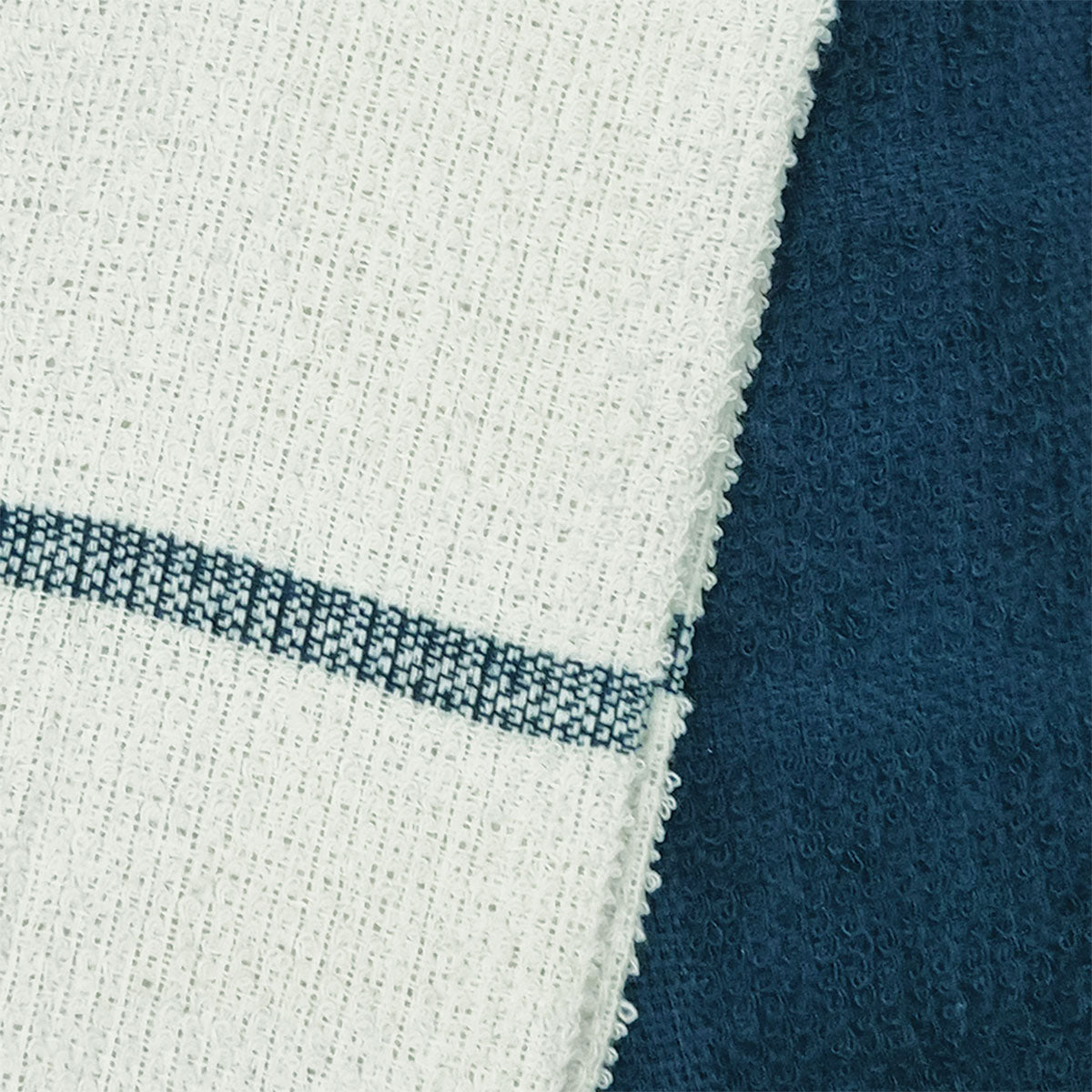 Set of 12 Rosa Navy Cotton Rich Terry Tea Towels 3