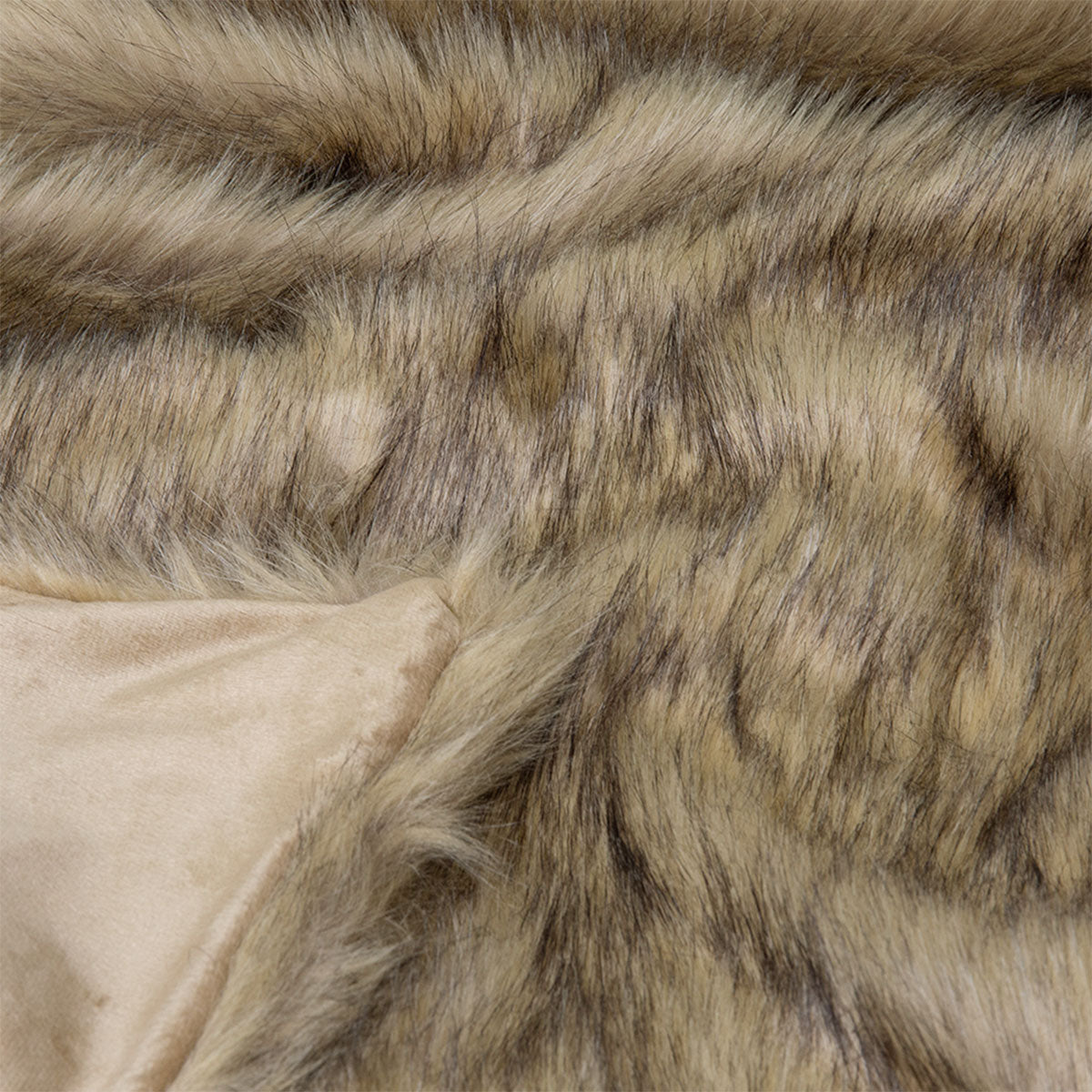J.Elliot Home Grizzly Brown Faux Fur Throw 4