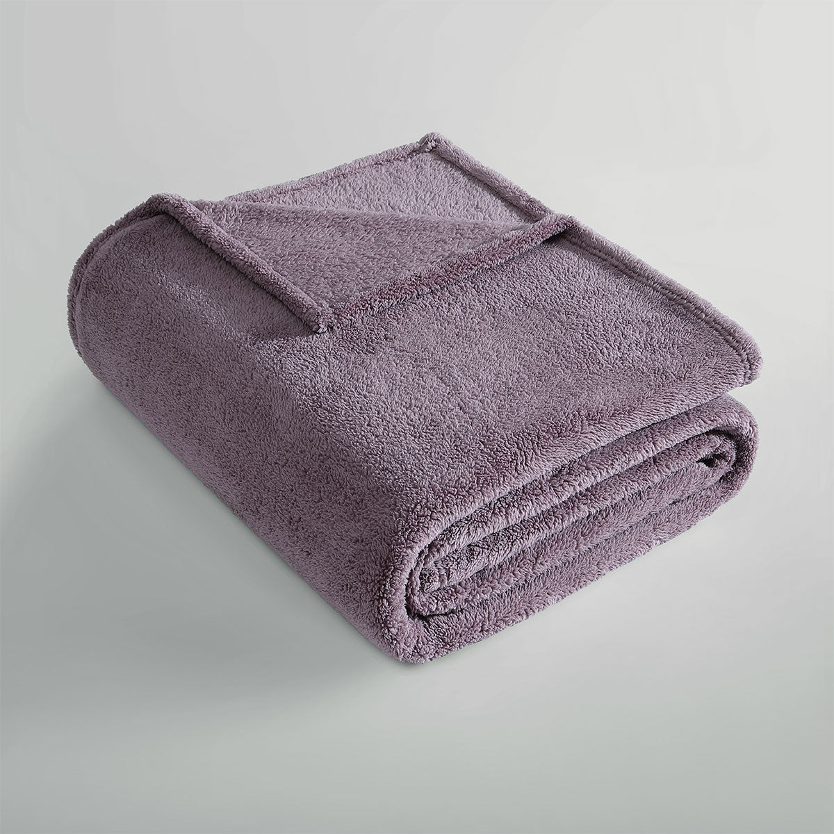 Ardor Teddy Mauve Ultra Soft Cozy Fleece Blanket Queen 3
