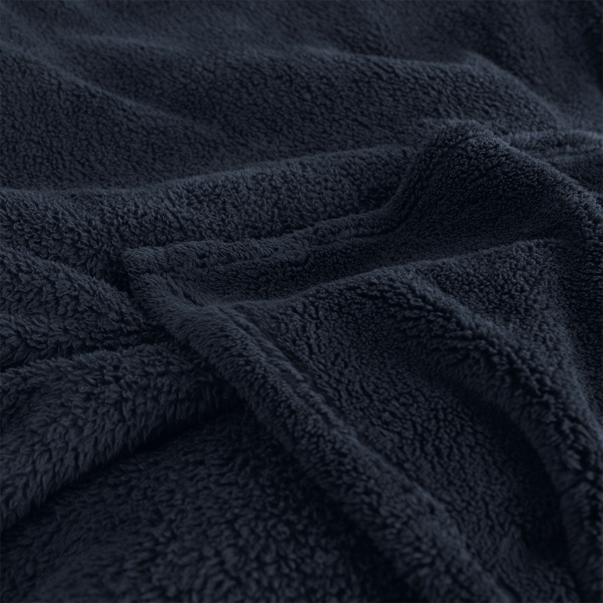Ardor Teddy Navy Ultra Soft Cozy Fleece Blanket Queen 4