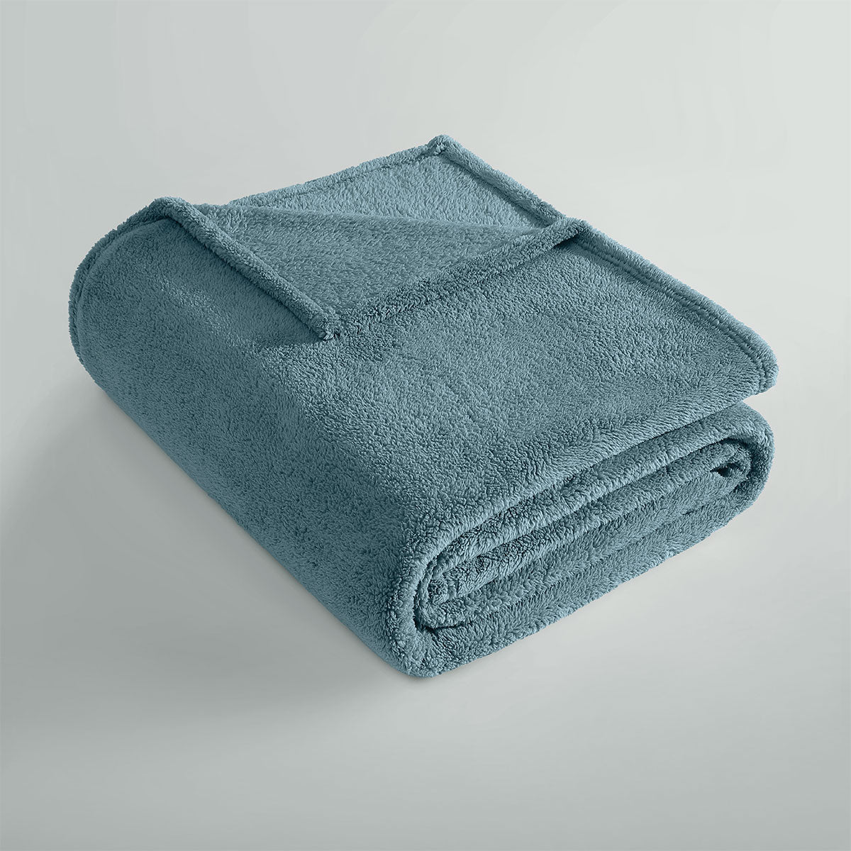Ardor Teddy Sea Mist Ultra Soft Cozy Fleece Blanket Queen 3