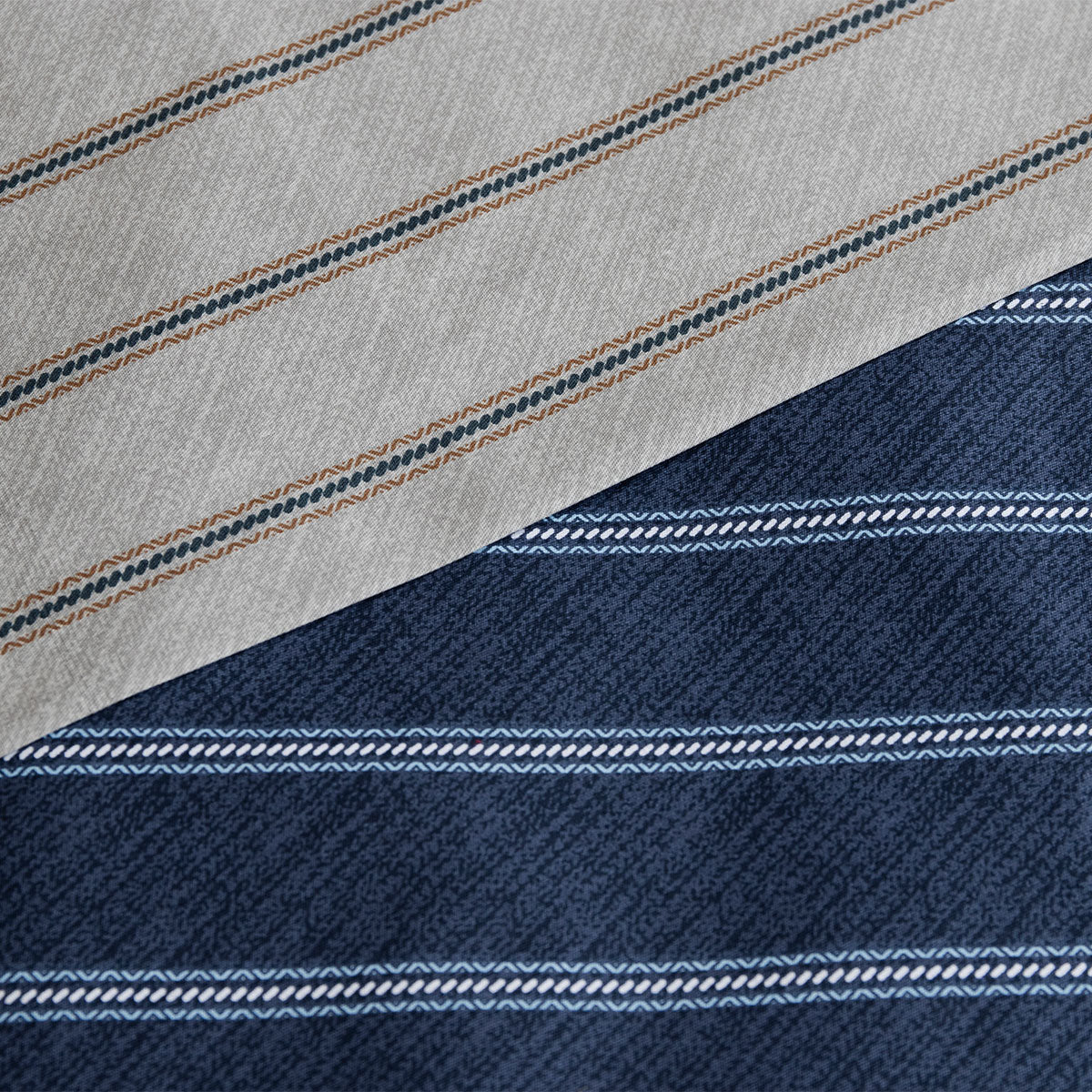 Ardor 250TC Oliver Stripes Cotton Sateen Quilt Cover Set King 3