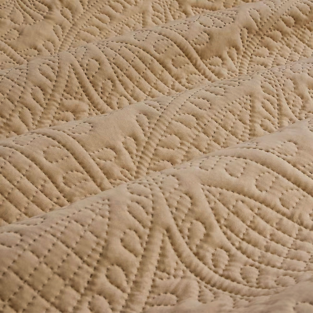 Ardor Chateau Cinnamon Embossed Quilt Cover Set King 3