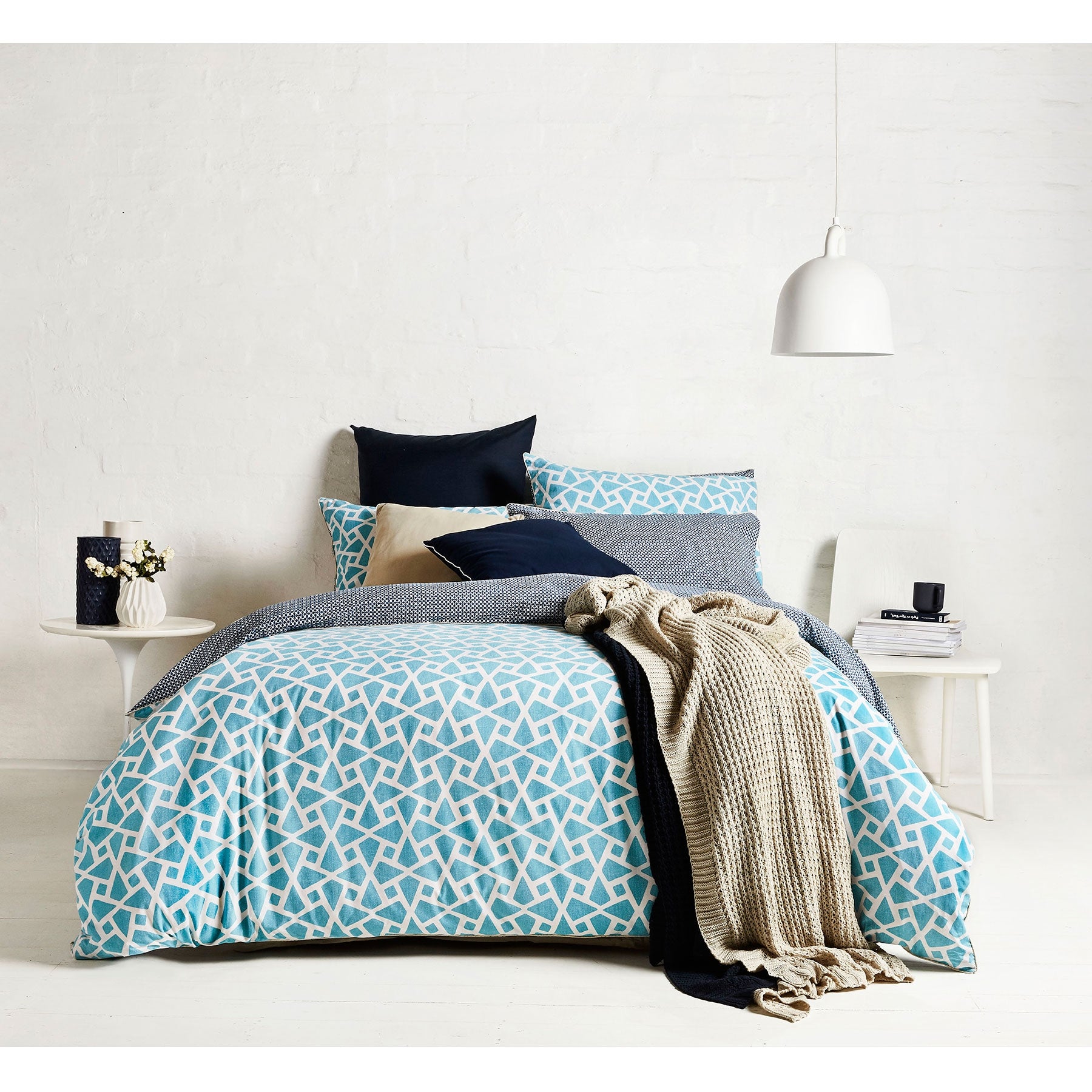 Ardor Coast Reversible Quilt Cover Set QUEEN 3