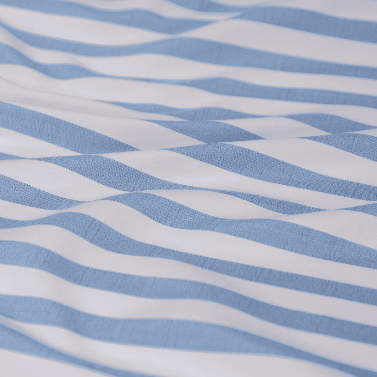 Ardor Frankie Blue Stripe Yarn Dyed Reversible Quilt Cover Set Queen 3