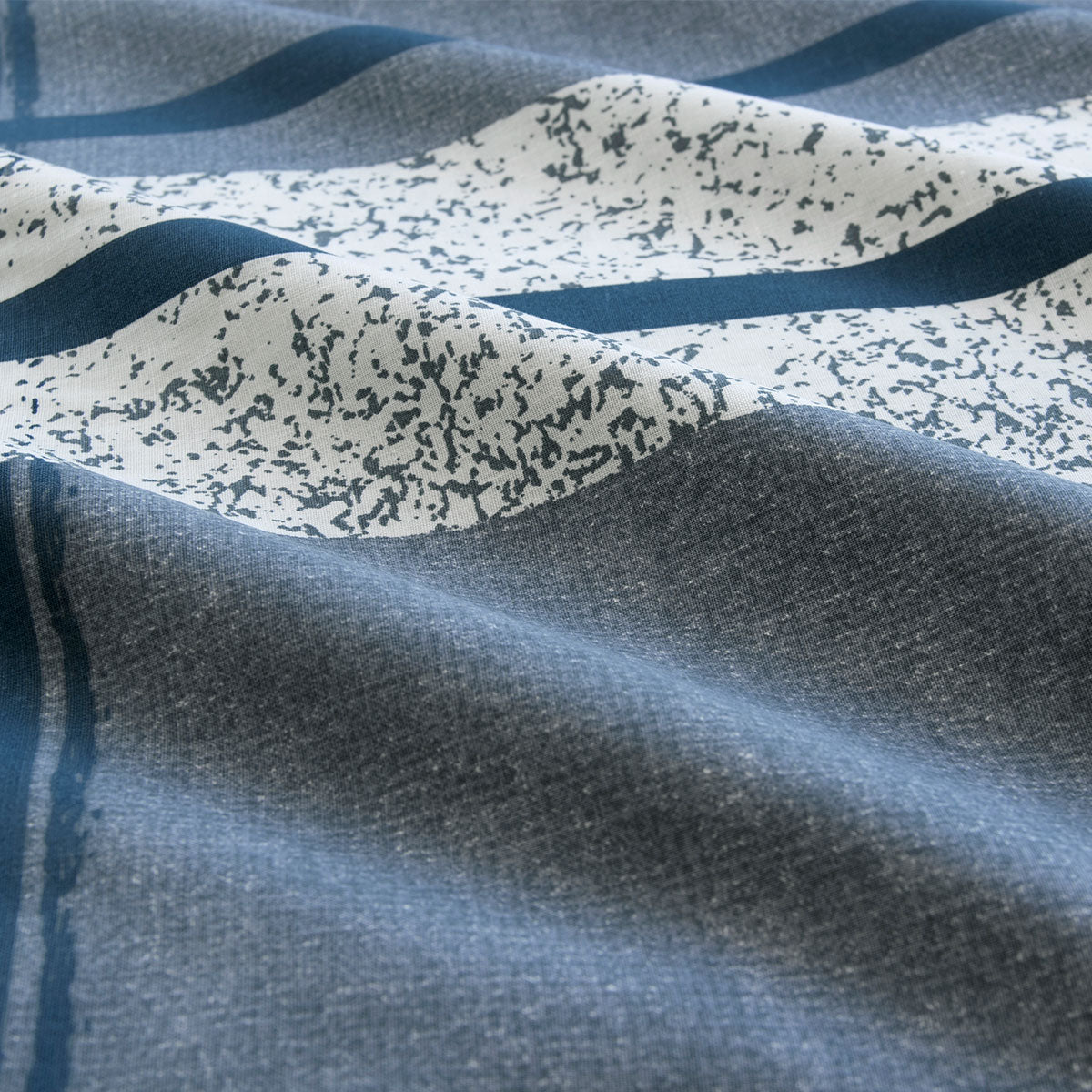 Ardor Mateo Navy Polyester Cotton Quilt Cover Set Queen 4