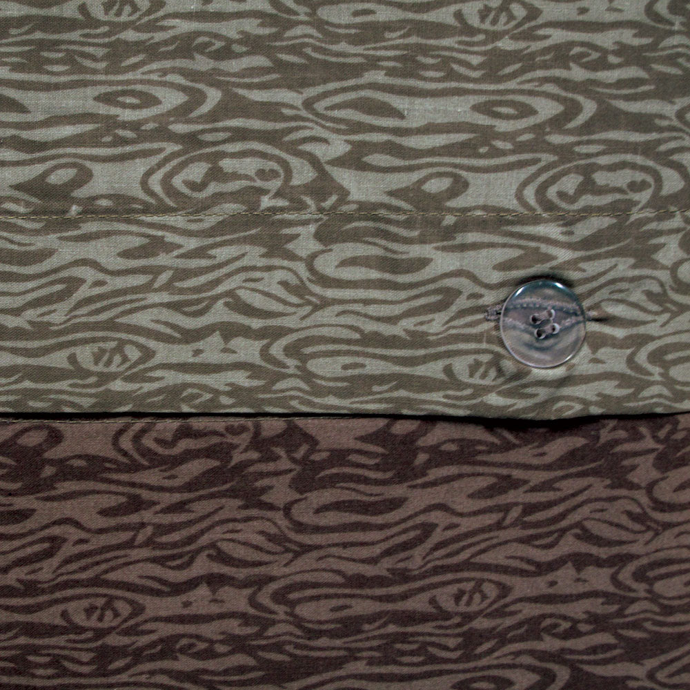 Essentially Home Living Moray Chocolate Quilt Cover Set Double 3