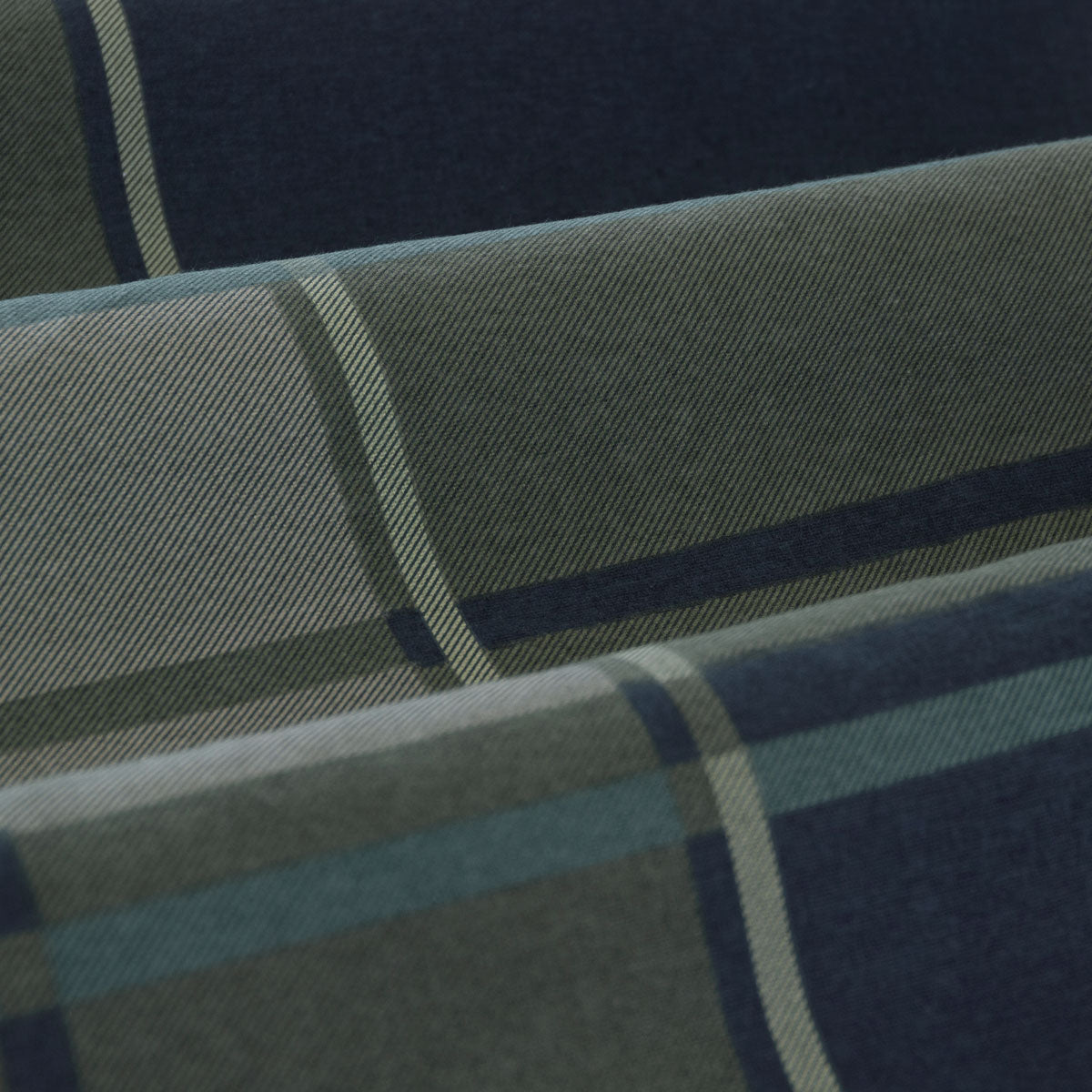 Ardor Sommers Dark Khaki Cotton Flannelette Quilt Cover Set Queen 3