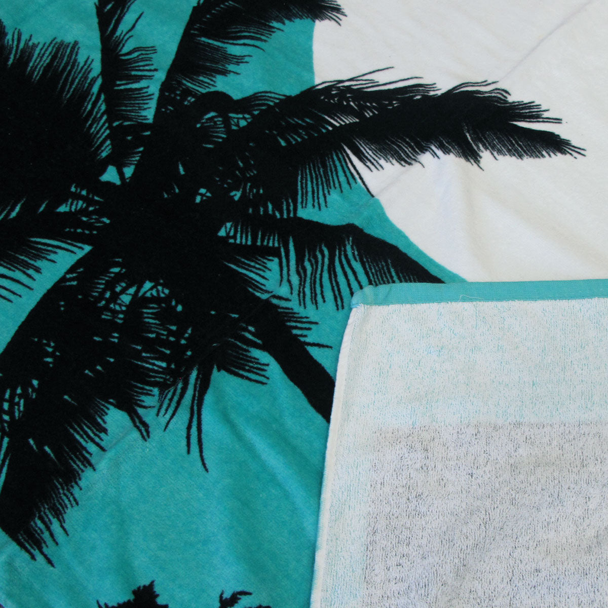 Aqua Blu Bondi Beach Aqua 100% Cotton Beach Towel 80 x 150 cm 3