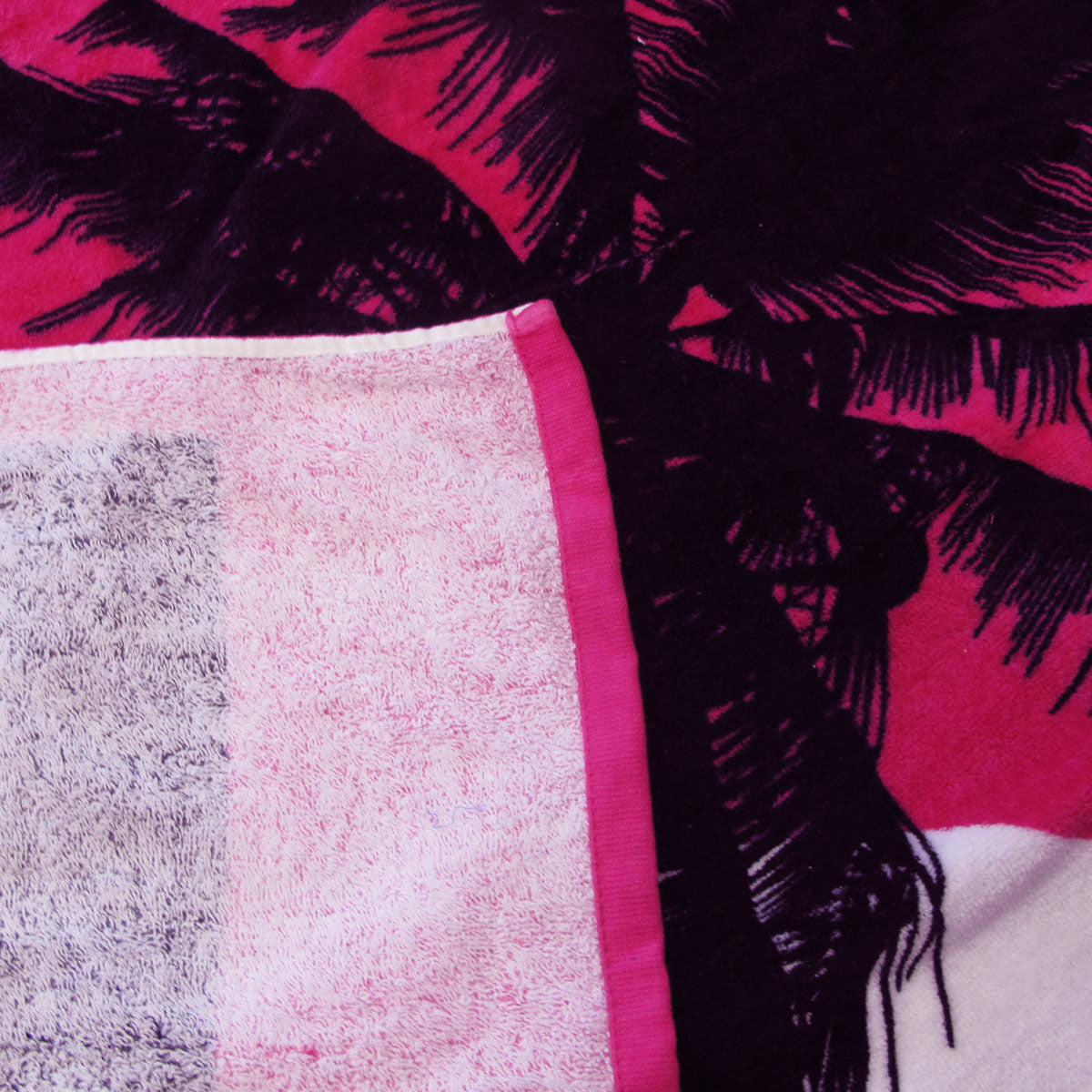 Aqua Blu Bondi Beach Pink 100% Cotton Beach Towel 80 x 150 cm 3
