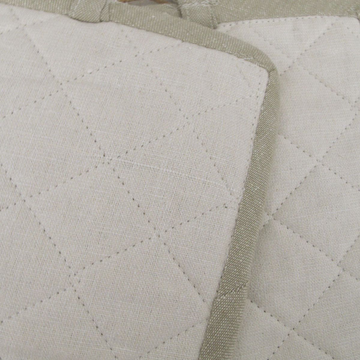 Ladelle Eco Recycled Natural Set of 2 Pot Holders 19 x 24 cm 3