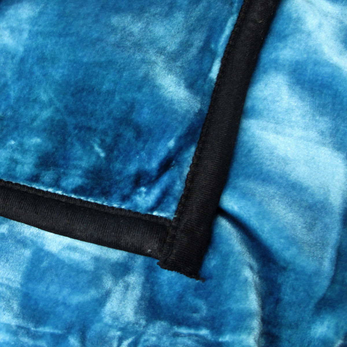 800GSM Luxury Reversible Animal Pattern Mink Blanket Queen 200 x 240 cm Three Tigers Blue 3