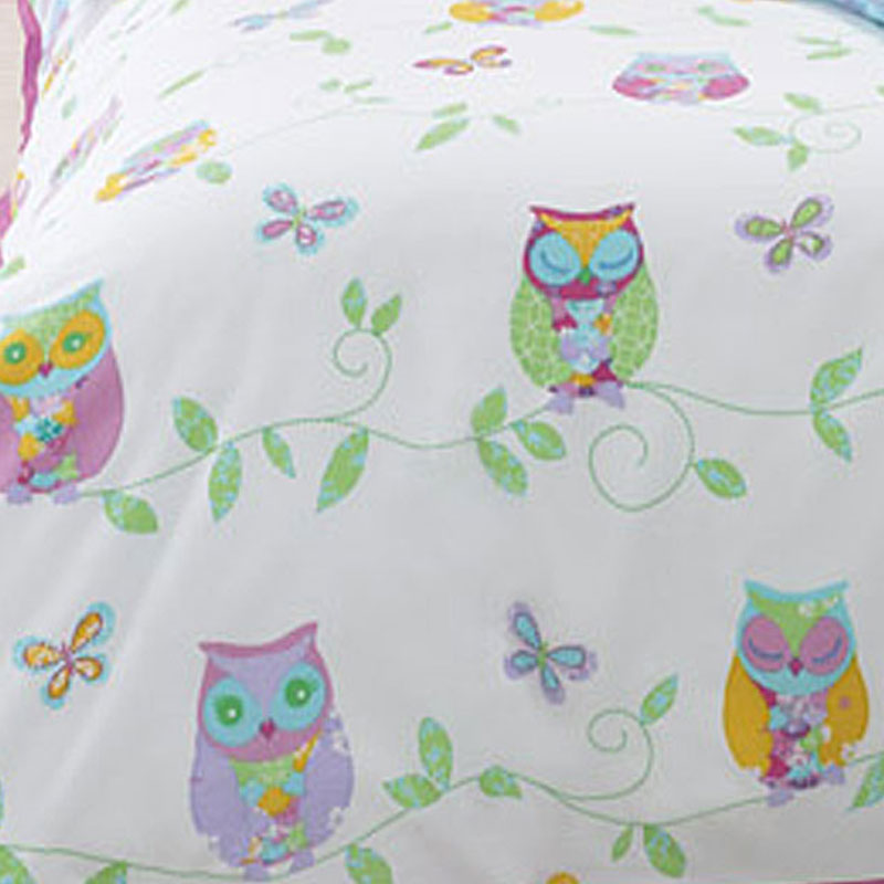 Jiggle & Giggle Owl Song Quilt Cover Set Single 3