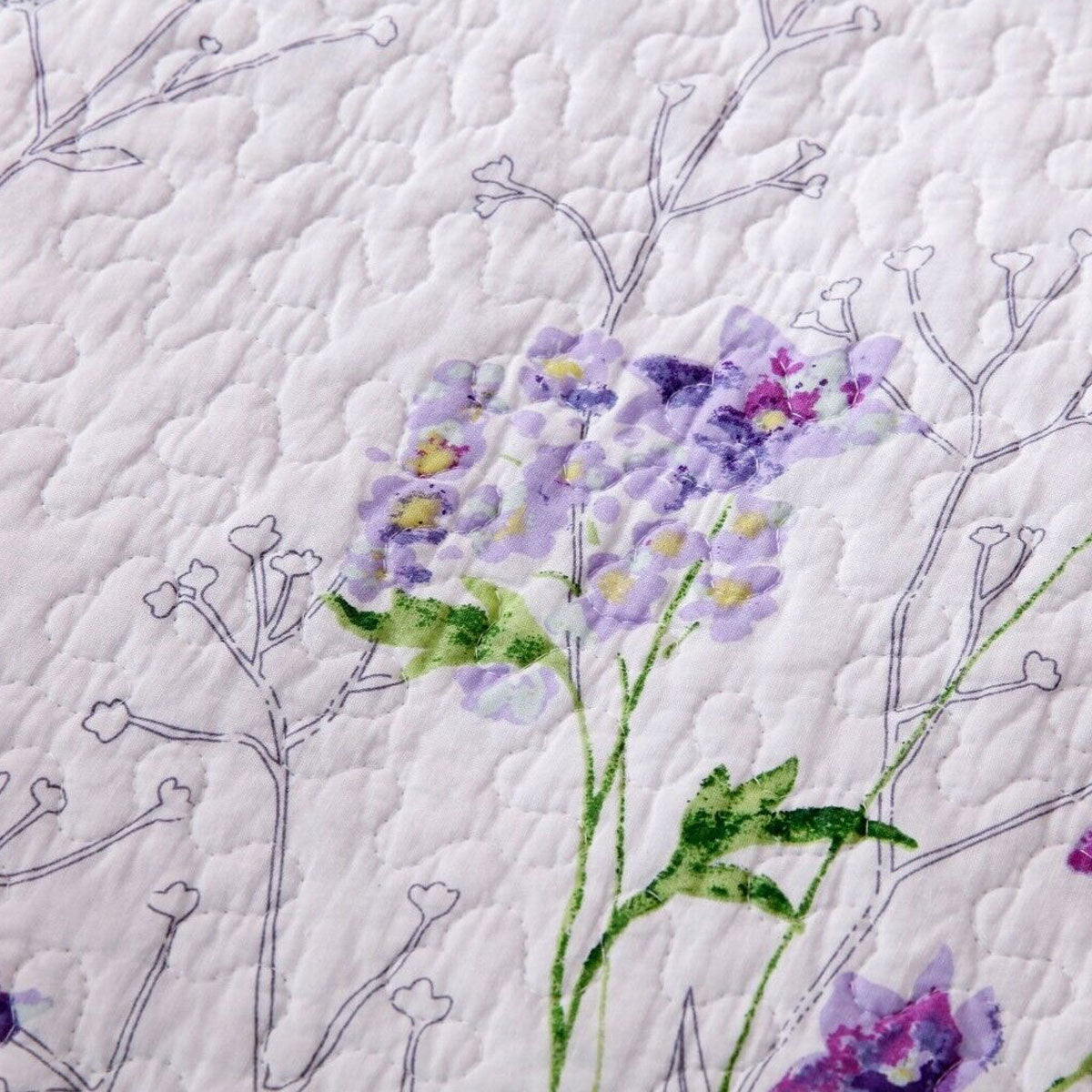 100% Cotton Lightly Quilted Coverlet Set Gabby Queen 230 x 250 cm 3