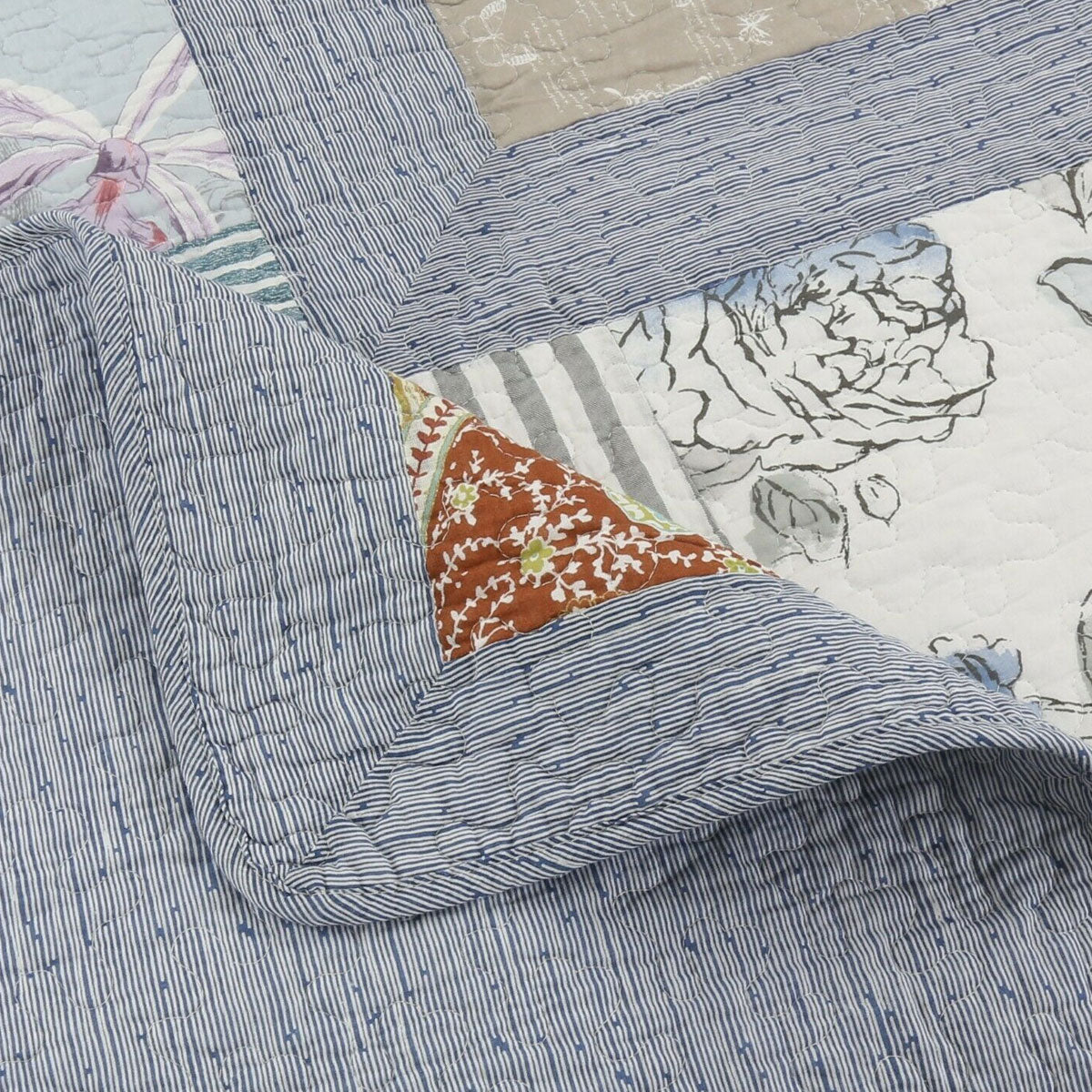 100% Cotton Lightly Quilted Coverlet Set Montana Queen 230 x 250 cm 3