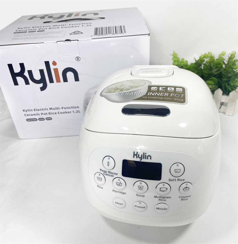 Kylin Electric Ceramic Pot 3 Cup Mini Rice Cooker 1.2L AU-K1012 6