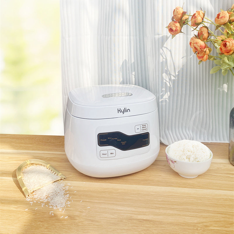 Kylin Electric Multi-Function 4 Cups Ceramic Pot Rice Cooker 2L White AU-K1020 5