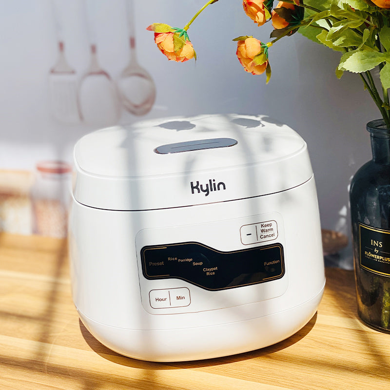 Kylin Electric Multi-Function 4 Cups Ceramic Pot Rice Cooker 2L White AU-K1020 8