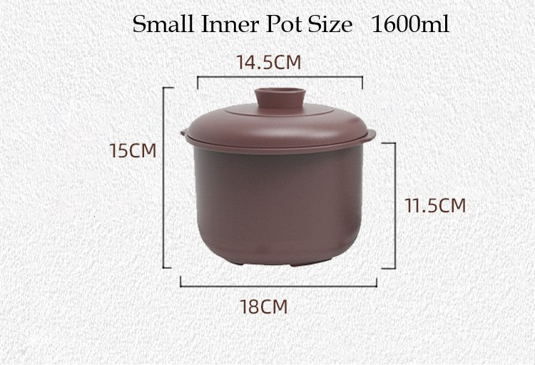 Kylin Electric Purple Clay Pot Slow Cooker 5L - K2021 11