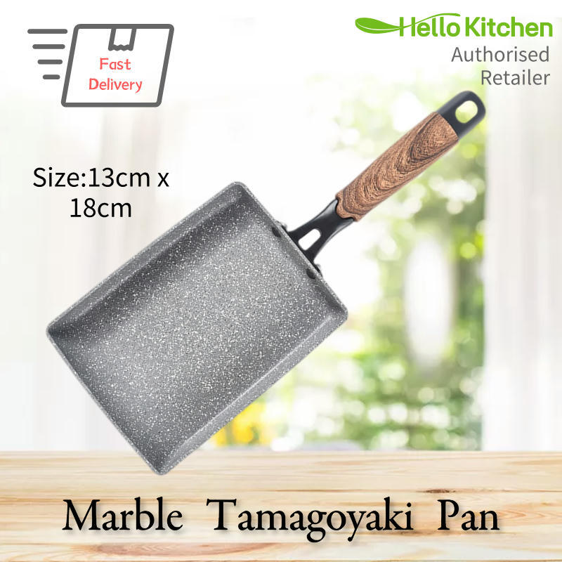 Hello Kitchen Marble Non-stick Tamagoyaki Fry Pan 7