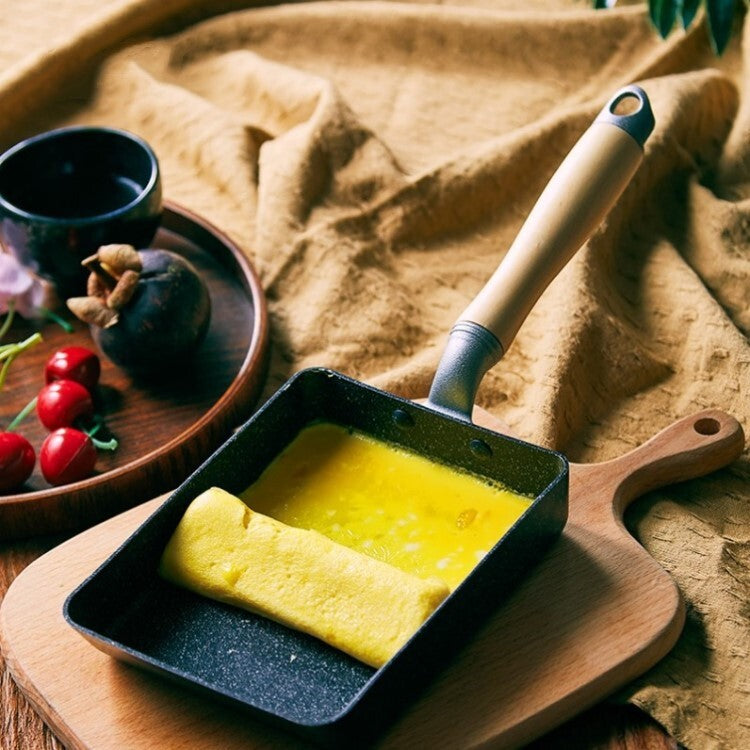 Justcook 15*18cm JSHS-IH6001F-1 Tamagoyaki Non-stick Square Omelette Pan-Green 3