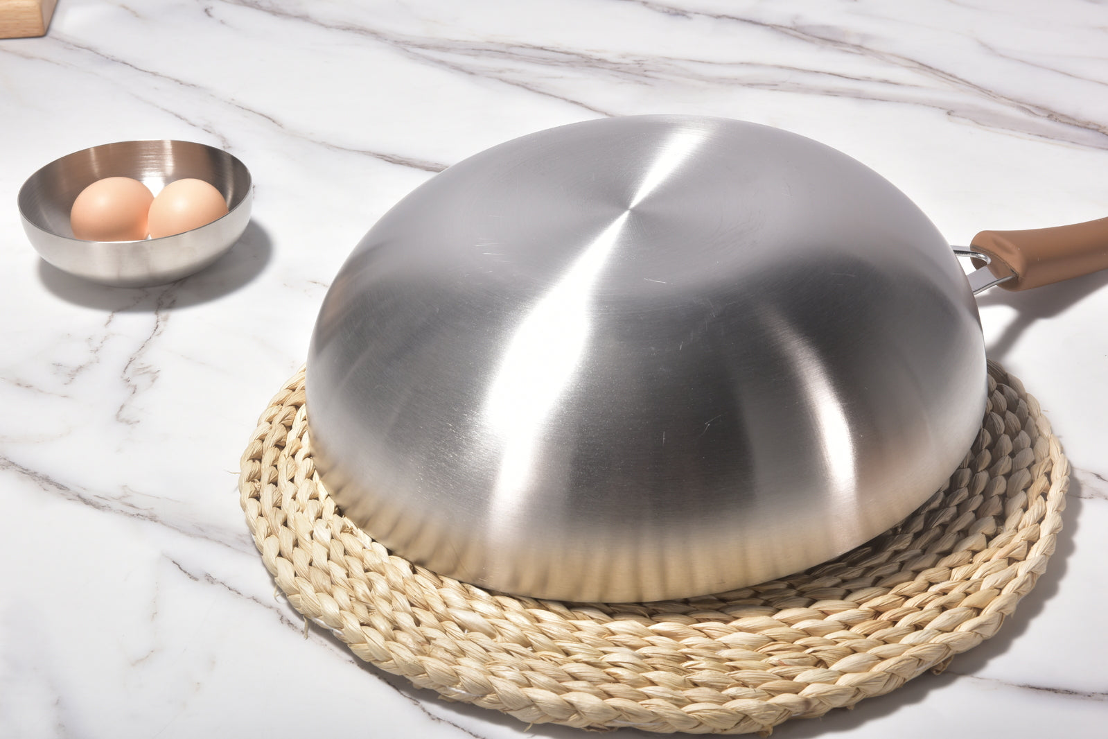 Kylin 3 Layer Stainless Steel Non Stick Noka Wok 30cm 6
