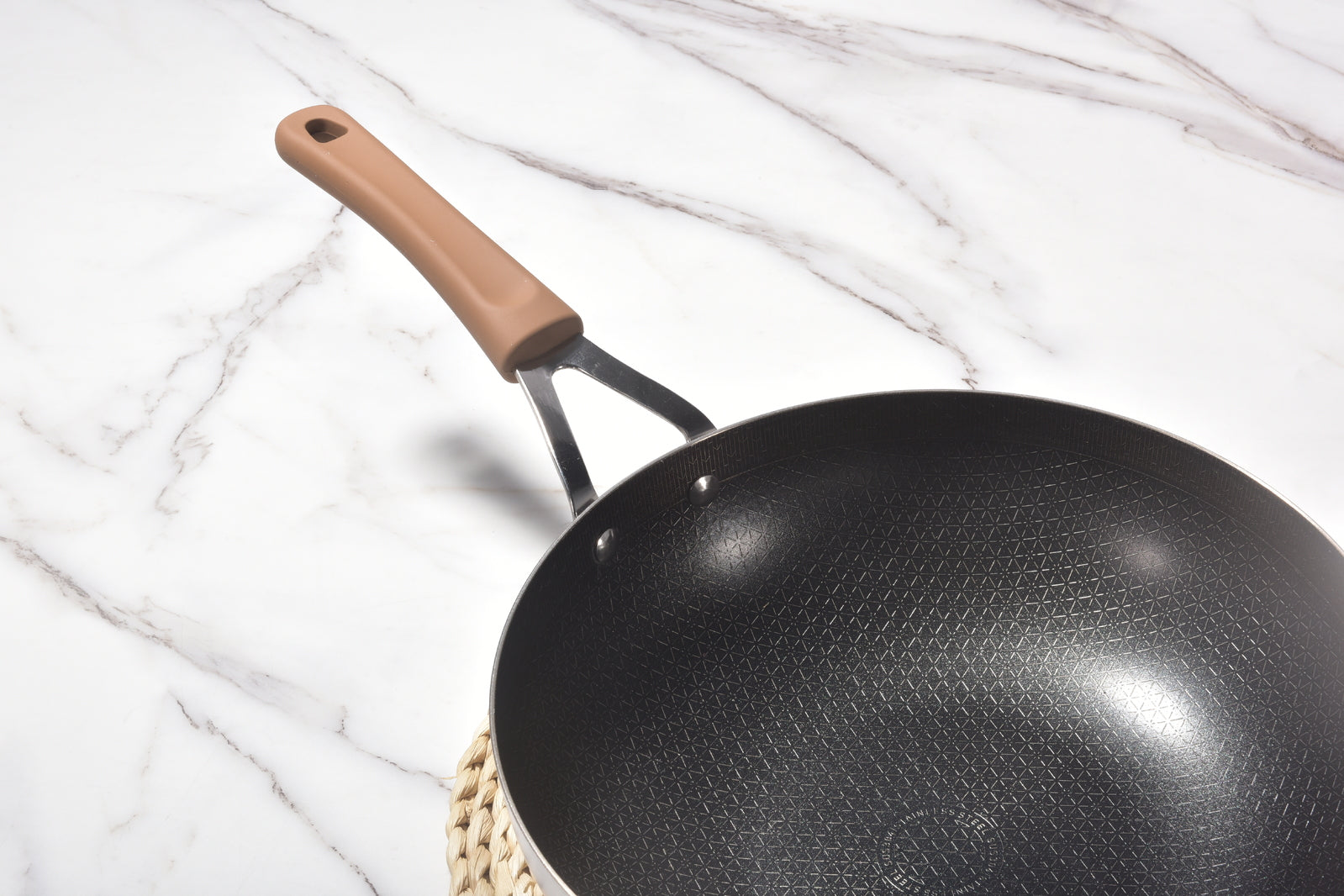Kylin 3 Layer Stainless Steel Non Stick Noka Wok 30cm 7