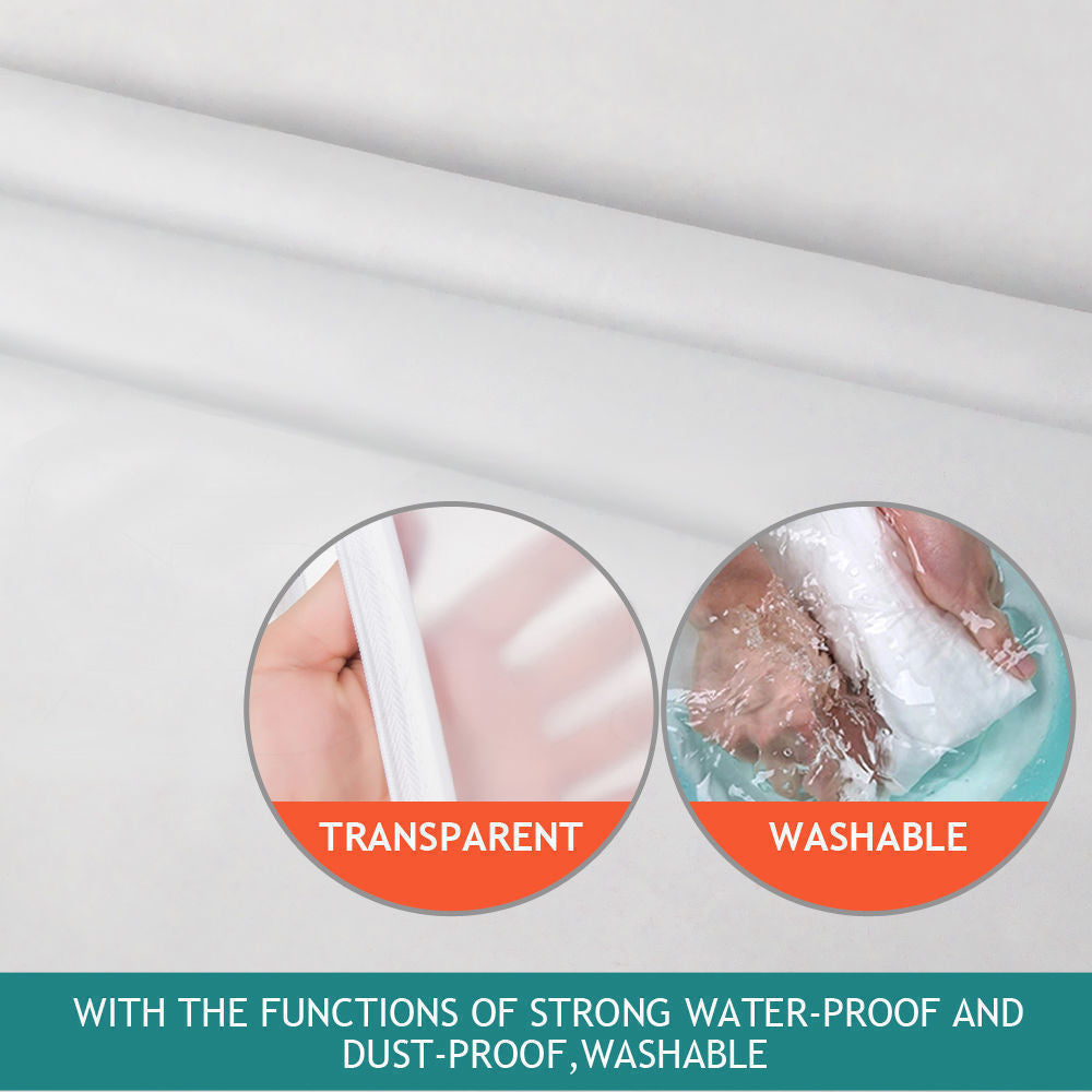 6Pcs Suit Dress Clothing Dust Cover Bag Jacket Wardrobe Storage Coat Protector (2M+2L+2XL) 5