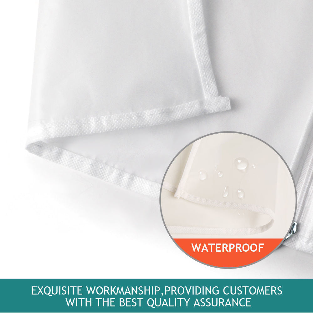 6Pcs Suit Dress Clothing Dust Cover Bag Jacket Wardrobe Storage Coat Protector (2M+2L+2XL) 6