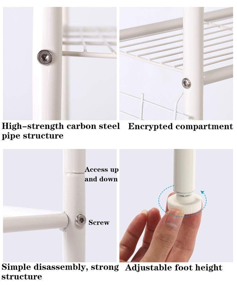 3 Tier Toilet Shelf Rack Over Laundry Bathroom Washing Machine Storage Shelves Stand 3