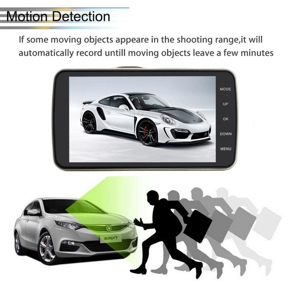 1080P Car Dash Camera Dual Front and Rear Video DVR Recorder Night Vision Kit 10
