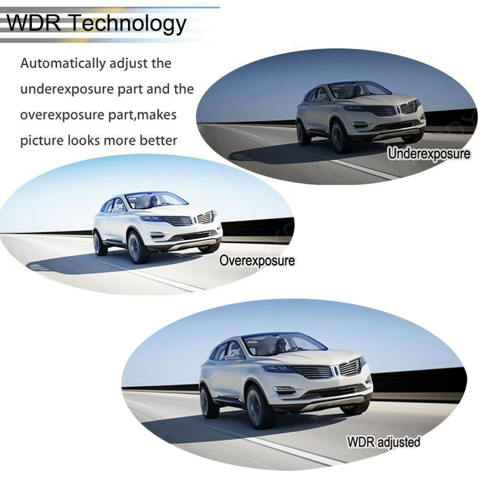 1080P Car Dash Camera Dual Front and Rear Video DVR Recorder Night Vision Kit 11